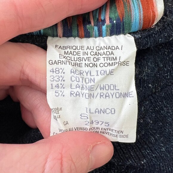 Vintage Wool Blend Column Midi Maxi Skirt Knit High Rise Long Casual Fall Winter - Picture 5 of 7